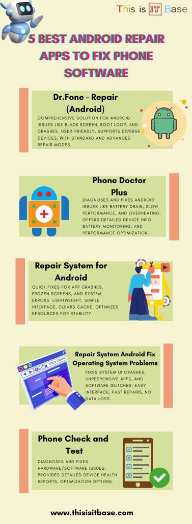 5 Best Android Repair Apps to Fix Phone Software